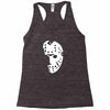 halloween hockey mask Racerback Tank