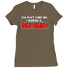 you dont scare me i married Ladies Fitted T-Shirt