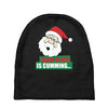 santas cumming Baby Beanies