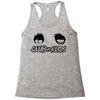 geeks vs nerds Racerback Tank