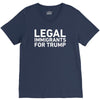 legal immigrants for trump V-Neck Tee