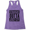 straight outta jersey city Racerback Tank