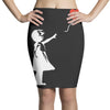 banksy style Pencil Skirts