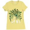 meanwhile in the woods Ladies Fitted T-Shirt