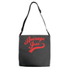 mens dodgeball average joe's joes Adjustable Strap Totes