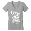 catwoman meow comic funny Women's V-Neck T-Shirt