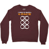 men's i used to have a 6 pack funny beer gut Crewneck Sweatshirt