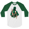 fawns meet kaiju 3/4 Sleeve Shirt