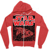 millennium falcon Zipper Hoodie