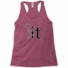 funny sweat Racerback Tank