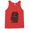 owl on athletic Tank Top