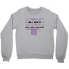 i crochet so i don't choke people save a life, send yarn Crewneck Sweatshirt