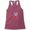 star spangled hammered Racerback Tank