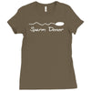 sperm donor humor Ladies Fitted T-Shirt