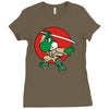 yoshi en ninja Ladies Fitted T-Shirt