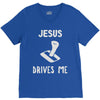 jesus drives me V-Neck Tee