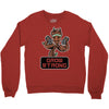 groot grow strong galaxy gym fitness mashup Crewneck Sweatshirt