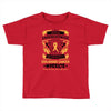 Never Underestimate the Strength of a Childhood Cancer Warrior Toddler T-shirt