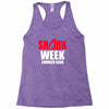 shark week enough said Racerback Tank