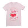 cheeseburger Ladies Fitted T-Shirt