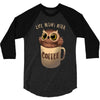 owl coffee 3/4 Sleeve Shirt