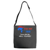 trump 2016 there will be hell toupee Adjustable Strap Totes