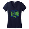 volleyball thvb tampa high Women's V-Neck T-Shirt