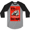 vintage tt race poster, ideal gift or birthday present 3/4 Sleeve Shirt