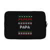 ugly christmas papa Laptop sleeve