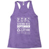Born In September Racerback Tank