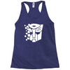 transformers mosaic Racerback Tank