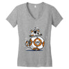 bb 9 lives Women's V-Neck T-Shirt