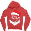 santa claus merry christmas Zipper Hoodie