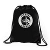 piranha sharks Drawstring Bags