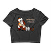 calvin hobbes Crop Top