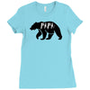 papa Ladies Fitted T-Shirt