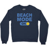 beach mode on Crewneck Sweatshirt