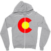 colorado flag Zipper Hoodie