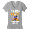 Training To Beat Goku Women's V-Neck T-Shirt