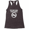 it's not cool to be cruel no bullies Racerback Tank