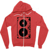 oldschool cassette Zipper Hoodie