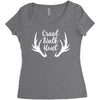 Crawl Walk Hunt Women's Triblend Scoop T-shirt
