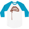 vampire lips 3/4 Sleeve Shirt