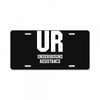 underground resistence License Plate