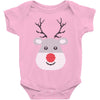 christmas reindeer rudolph Baby Bodysuit