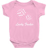 lucky fuers dice Baby Onesie
