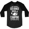 beer drinker camping!! 3/4 Sleeve Shirt