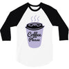 cool coffee please t shirt 3/4 Sleeve Shirt