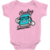 reading is awesome Baby Onesie