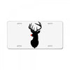 deer skull christmas License Plate